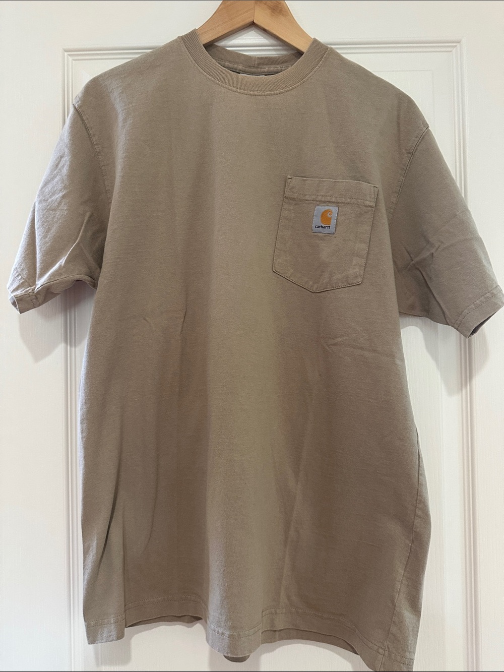 Carhartt Men's Pocket T-Shirt in Khaki